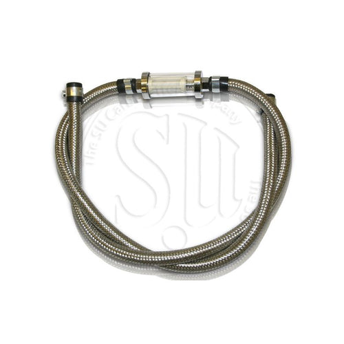 Braided Fuel Hose Kit including Filter 5/16in (8mm) | PRO 805B