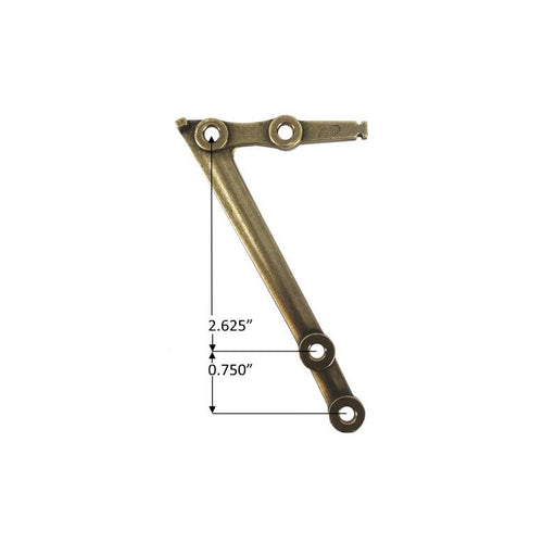 Brass Choke Lever AUC 3097 — Genuine SU Burlen Part