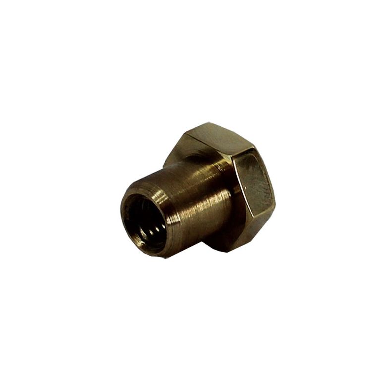 Brass Float Lid Nut - No Overflow Pipe (Short)