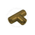 Brass T-Piece - Solder Type 1/4" Bore