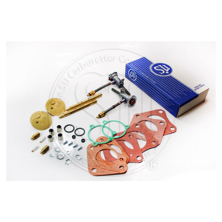 SU Pair of HS6 Carburettors — Rover & Triumph Rebuild Kit CRK 185 — Genuine Burlen Part