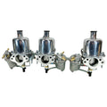 Triple HS4 Carburettor Set — Austin-Healey 3000 Mk I BN7/BT7 1961-62 — Genuine Burlen SU Part